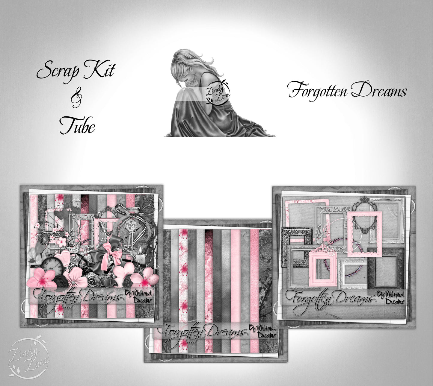 Forgotten Dreams Scrap Kit and Tube Pack