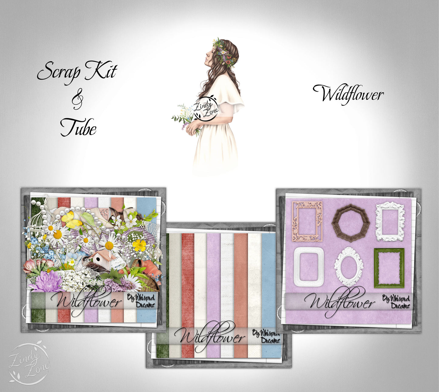 Wildflower - Scrap Kit and Tube Pack