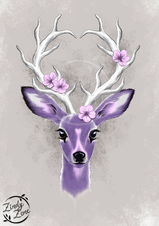 Adorable Deer Art Print