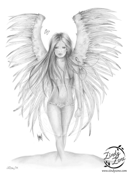Angel of beauty Art Print