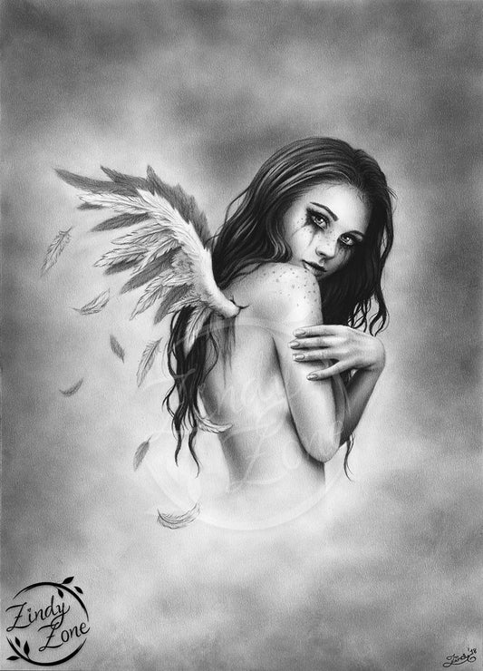 Broken Angel Art Print