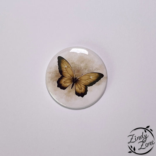 Golden Butterfly Magnet