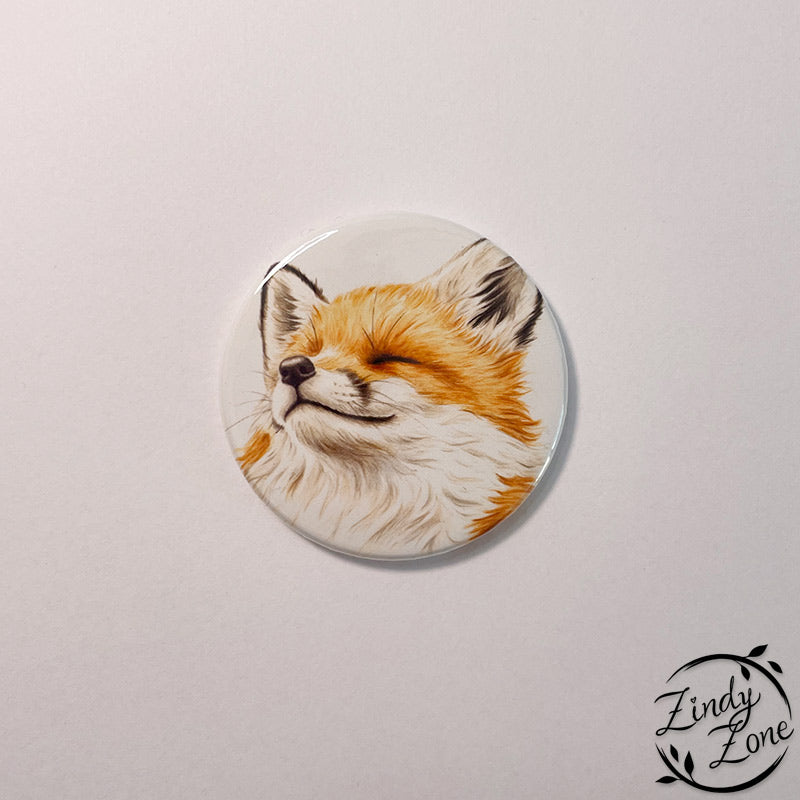 Happy Fox Badge