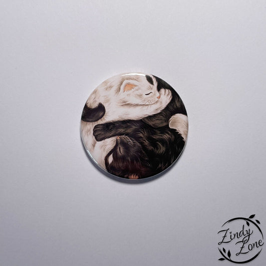 Yin Yang Kittens Magnet