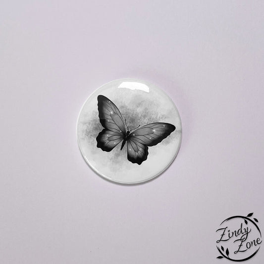 Silver Butterfly Magnet