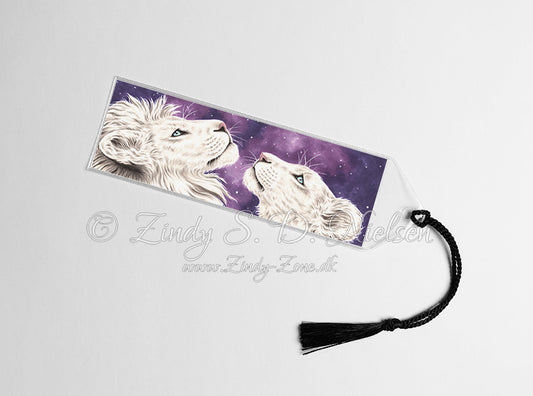 Stargazers Lion Couple Bookmark