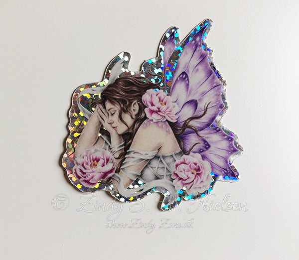 Peony Flower Fairy Sticker