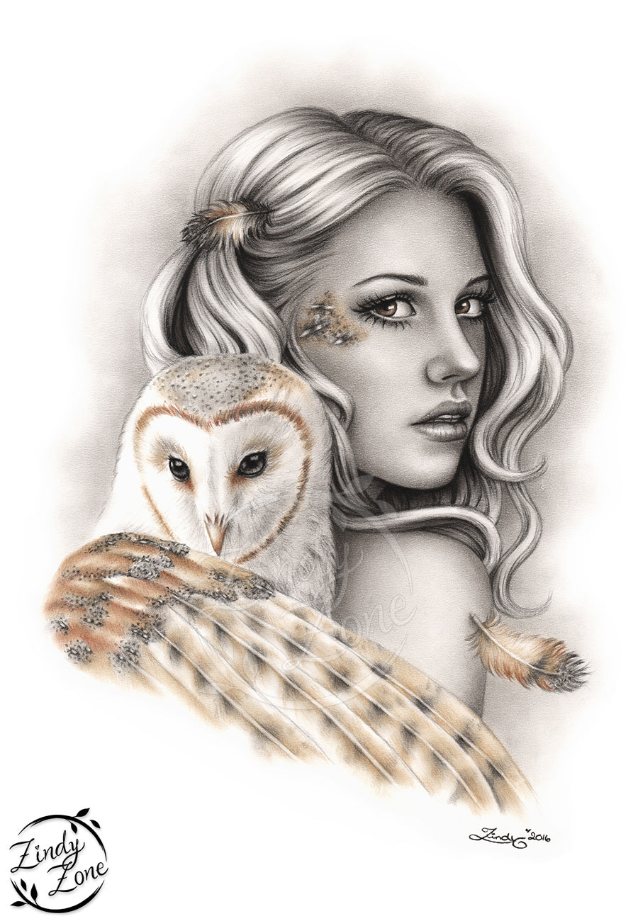 The Owls Art Print