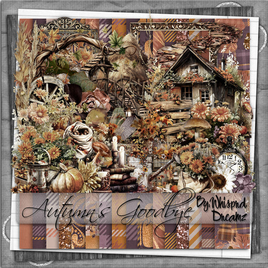 Autumn's Goodbye Scrap Kit