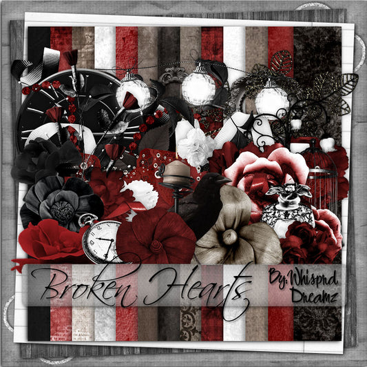 Broken Hearts Scrap Kit