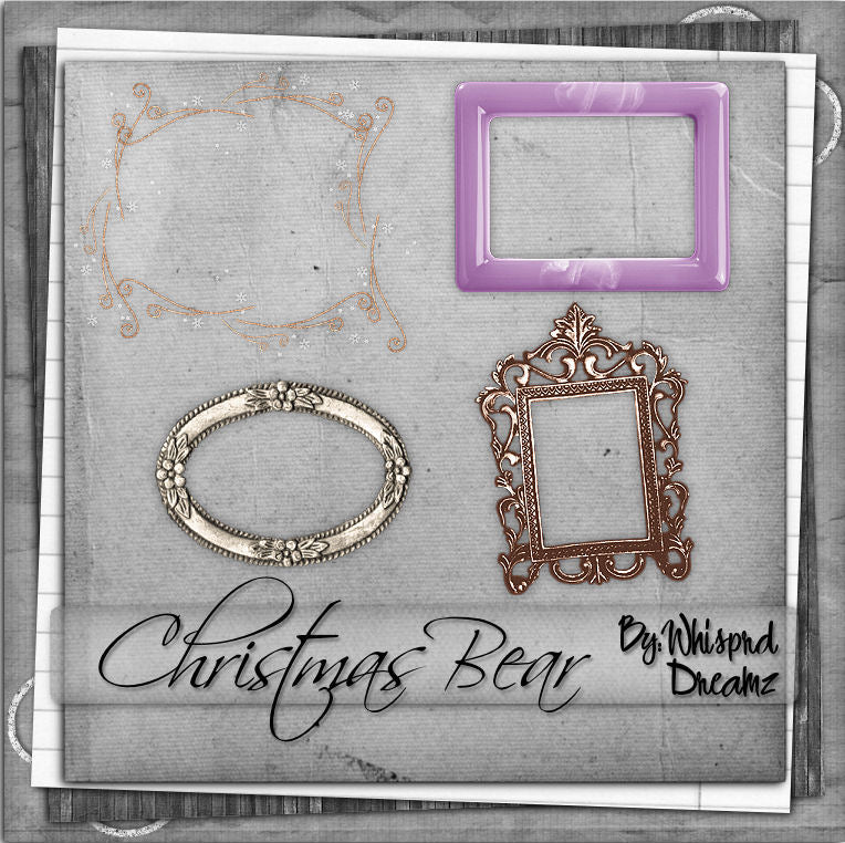 Christmas Bear Scrap Kit