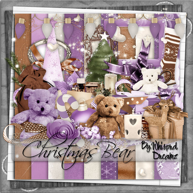 Christmas Bear Scrap Kit