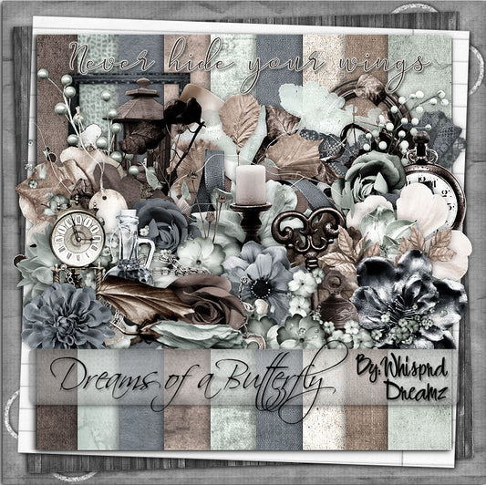 Dreams of a butterfly Scrap Kit