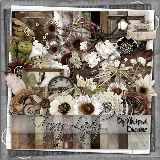 Foxy Lady Scrap Kit