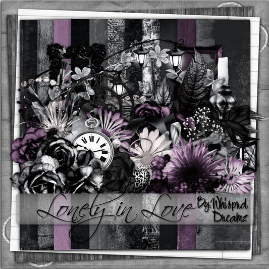 Lonely in love Scrap Kit