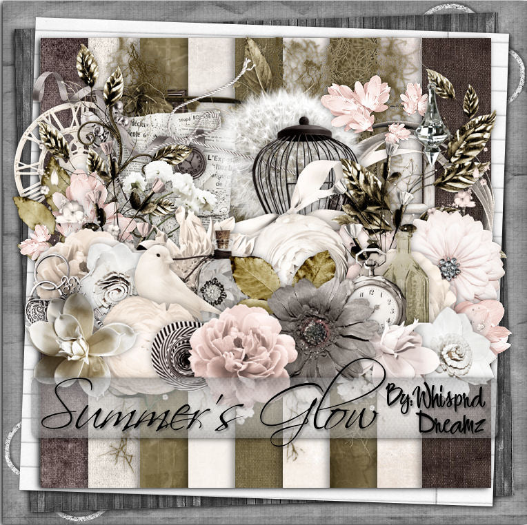 Summer's Glow Scrap Kit