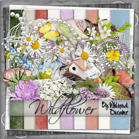 Wildflower Scrap Kit