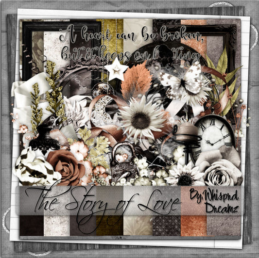 The Story of Love Scrap Kit