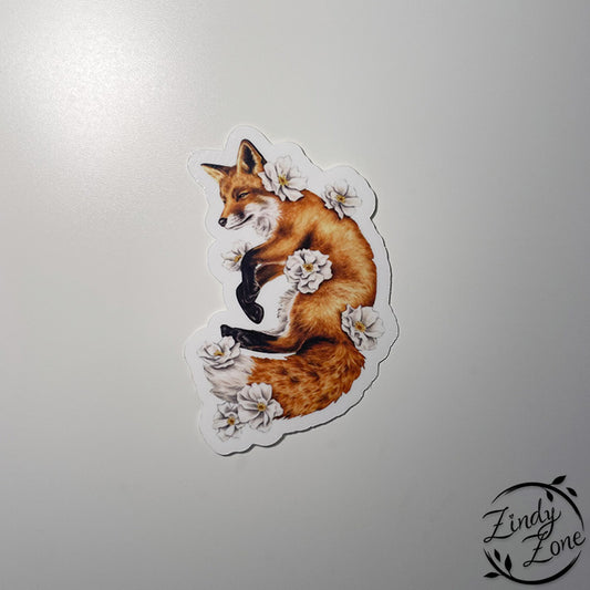 Where the fox rests Sticker
