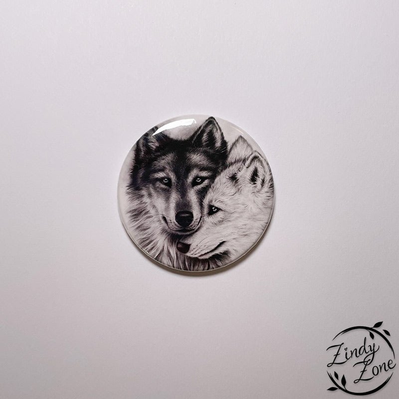 Wolves Soulmates Magnet